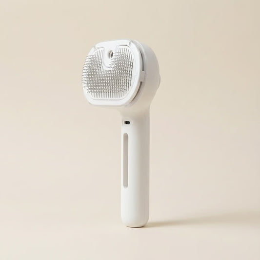 Steam Pet Comb for Dogs & Cats – Deshedding Grooming Brush Tool