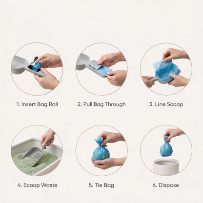 2 in 1 Cat Litter Scoop | Pet Heaven Lux