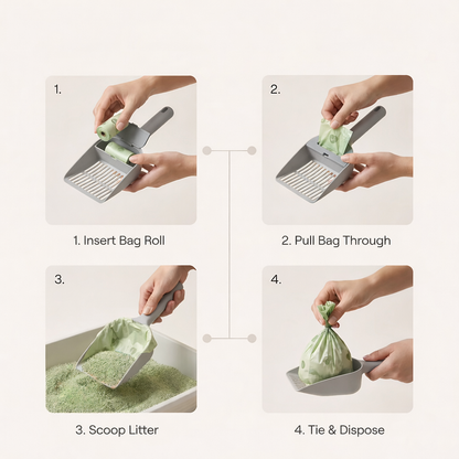 2 in 1 Cat Litter Scoop | Pet Heaven Lux