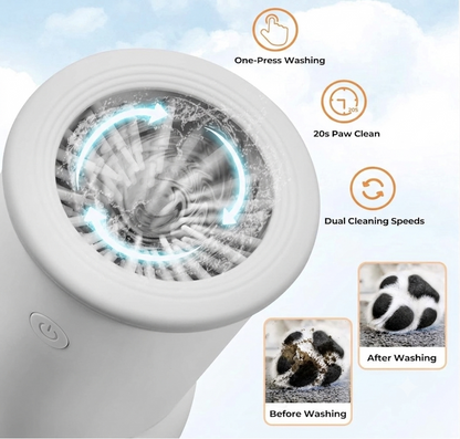 Automatic Dog Paw Cleaner Cup – Portable Mud Remover for Dogs