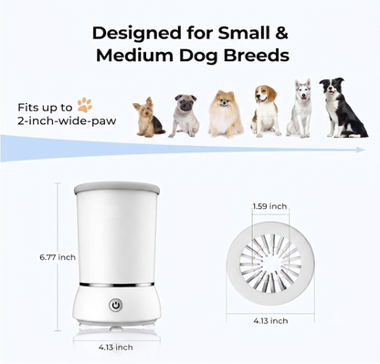 Automatic Dog Paw Cleaner Cup – Portable Mud Remover for Dogs