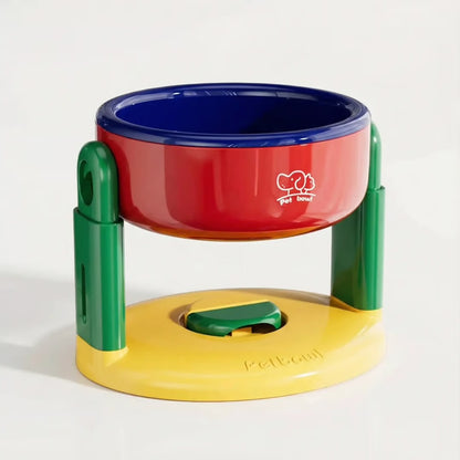 Adjustable Elevated Pet Bowl for Dogs & Cats – Anti-Slip Feeding Stand
