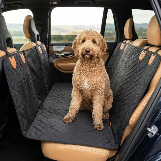 Hard Bottom Dog Car Seat Cover | Pet Heaven Lux