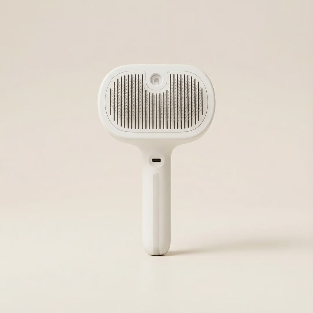 Steam Pet Comb for Dogs & Cats – Deshedding Grooming Brush Tool