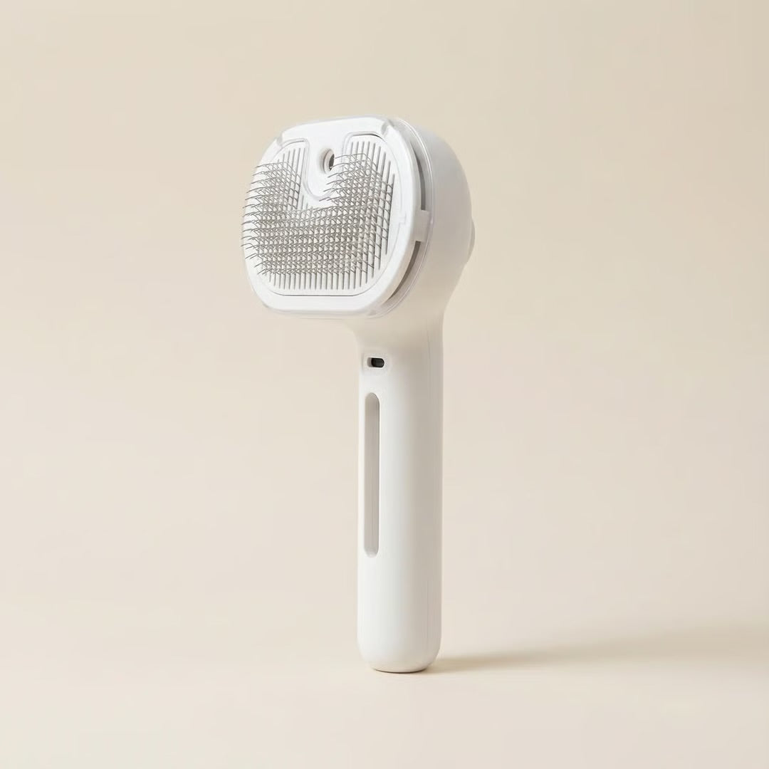 Steam Pet Comb for Dogs & Cats – Deshedding Grooming Brush Tool