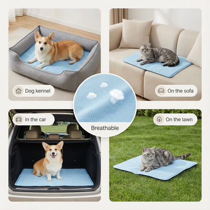 Cooling Dog Mat XXL – Self Cooling Pet Pad for Summer Heat Relief